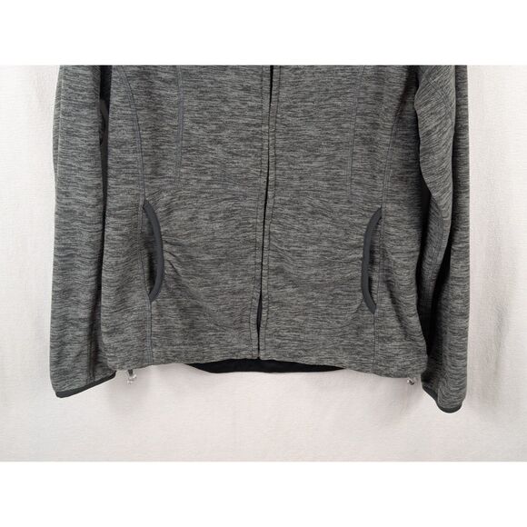 Free Country Full Zip Hooded Fleece Jacket Gray Women's Size Large - Picture 4 of 12